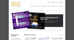 Desktop Screenshot of higherselfteachings.com