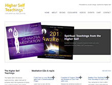 Tablet Screenshot of higherselfteachings.com